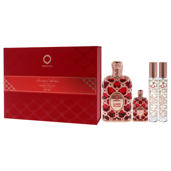 Amber Rouge Orientica 4 Pc 2.7oz EDP Spray, 7.5ml EDP Spray, 2 X 10ml EDP Spray - Picture 4 of 4